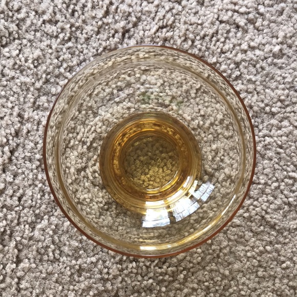 Vintage LENOX Clarion Yellow Blown Crystal Champagne Tall Sherbet Glass - Picture 4 of 11